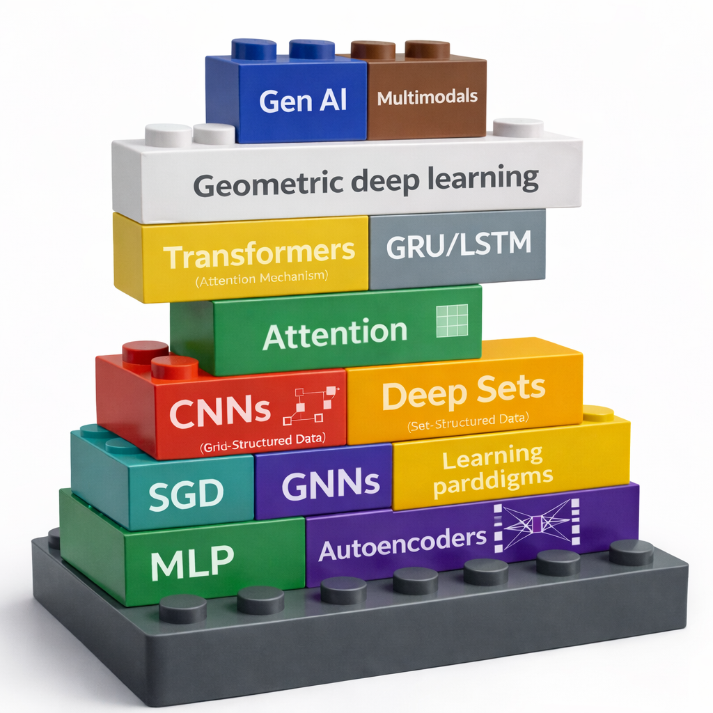 Modern AI: Theory and application in biology